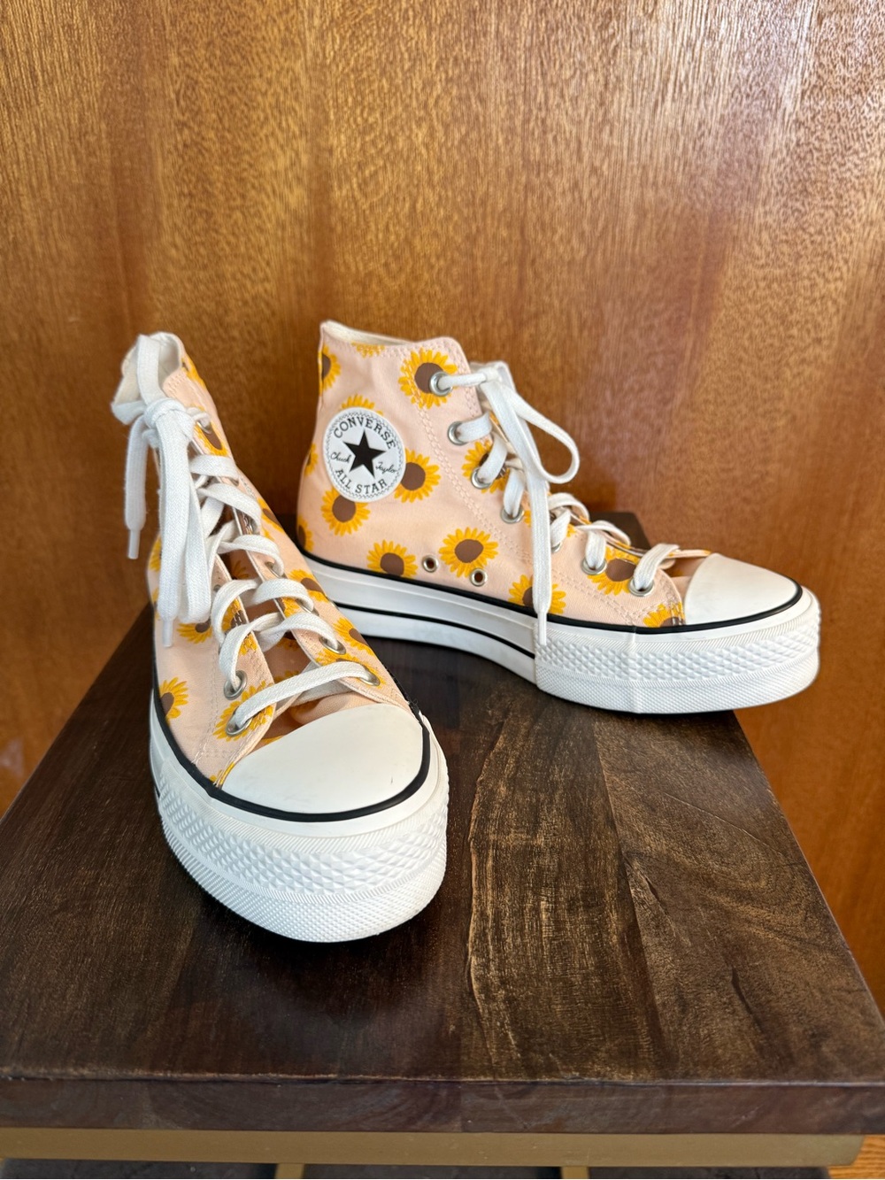 Converse all star sunflower platform